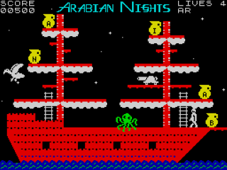 Tales of the Arabian Nights screenshot 3 for ZX Spectrum